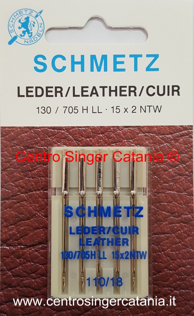 schmetz/ago per cucire CUOIO 110 