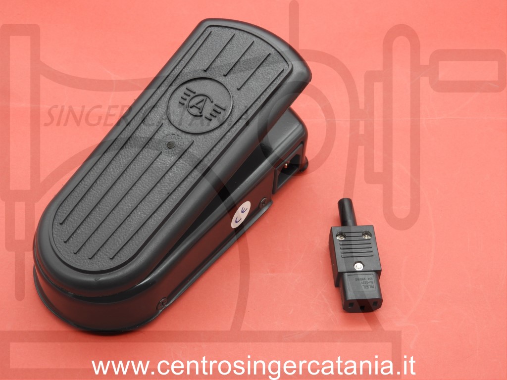 Reostato, pedale Vigorelli (RE-RVI 00 A ) + connettore made in italy